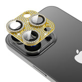 MyBat Pro Tempered Glass GlamShot Lens Protector - GoldiPhone 15 Pro Max